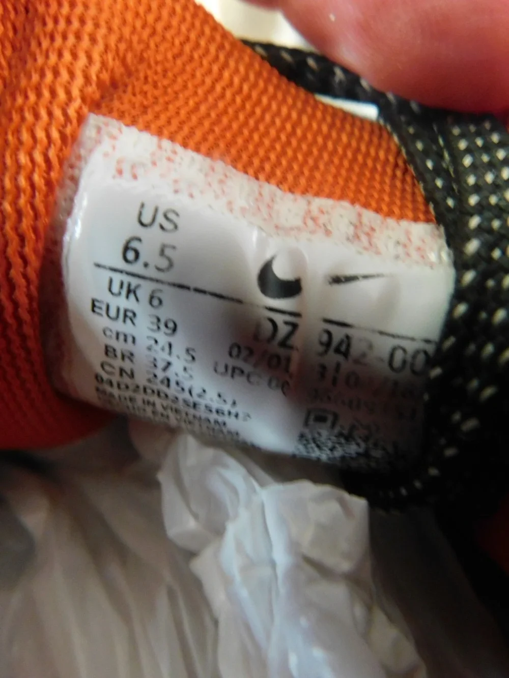 Nike Pegasus 40 Cincinnati Bengals shoes sz 6.5